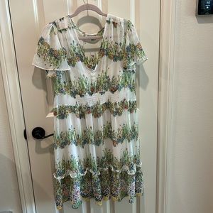 ModCloth Floral and Animal Sheer Dress *Size XL*